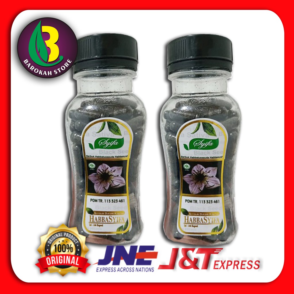 HABBASYIFA HABBATUSSAUDA SERBUK 100 KAPSUL / KAPSUL HABBATUSSAUDA SERBUK
