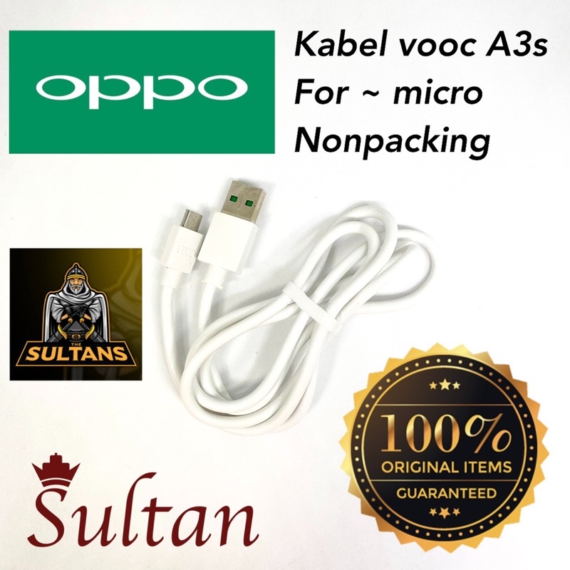 PROMO KABEL DATA OPPO A3S VOOC MICRO