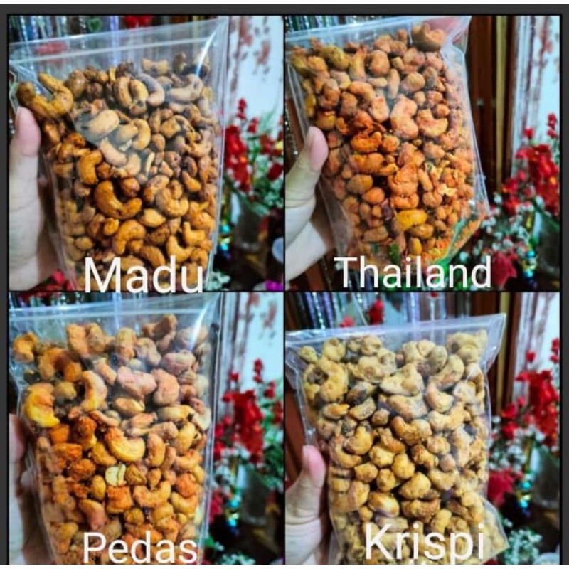 

Mede Wonogiri Premium Aneka Rasa Pedas/Krispi/Thailand/Madu/wijen /Original/Bawang 500gr