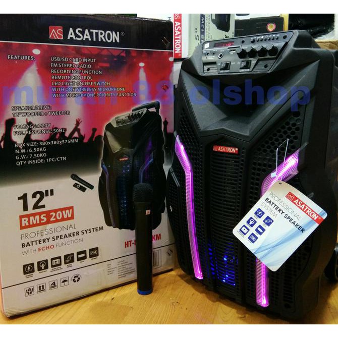 Super Sale SPEAKER PORTABLE ASATRON HT-8879 UKM NEW Ready Stock