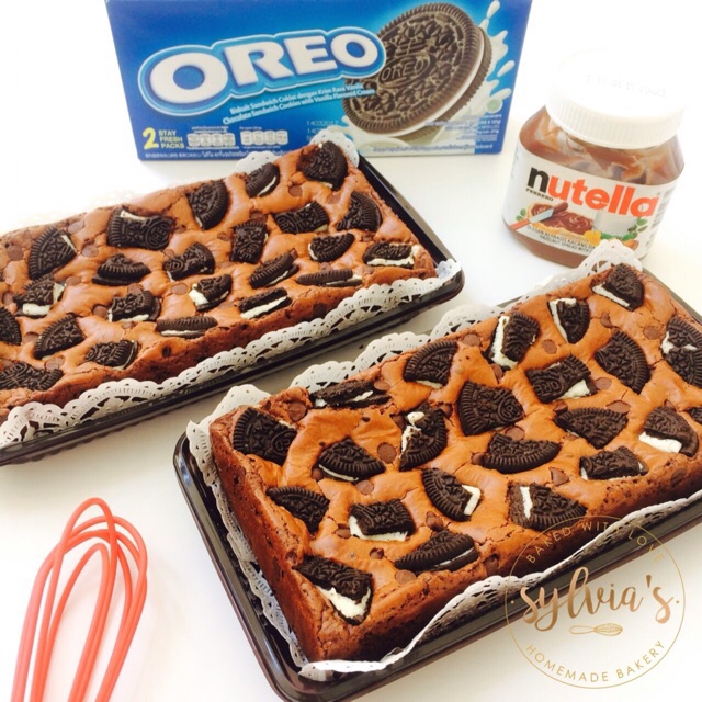 

NUTELLA OREO BROWNIES