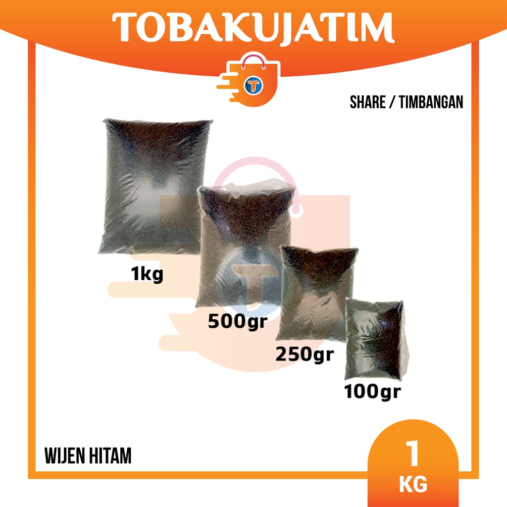 

Wijen Hitam Black Sesame 1kg Kiloan