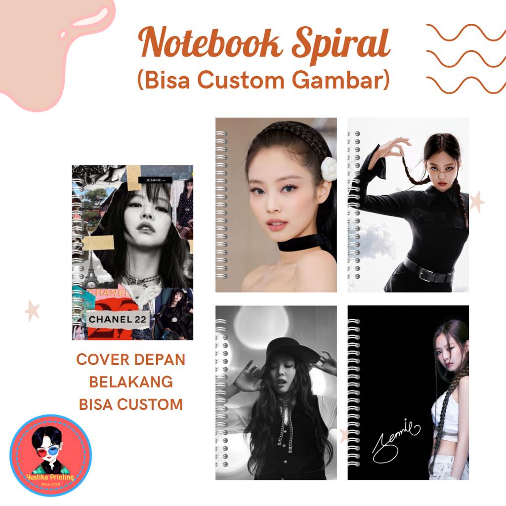 

notebook spiral blackpink jennie kpop - bisa request gambar lain