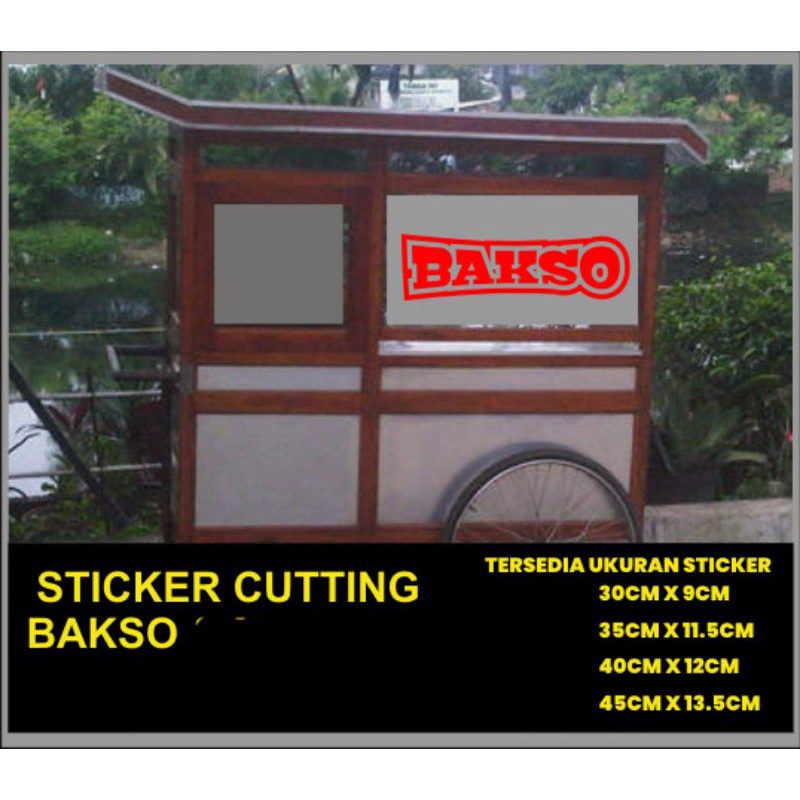 stiker cutting bakso dan mie ayam