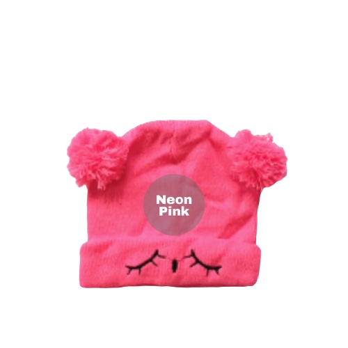 stoberi baby - KUPLUK SLEEPY BEAR (K) Topi Anak Lucu Model kupluk Usia 0 Sampai 3 Tahun Kualitas Terbaik