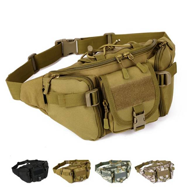 PROMO!!! Waistbag Pria - TRM WATERPROOF LIPAT 1AX802 Oranye. Bisa di Lipat. Parasud Y18 pria Army