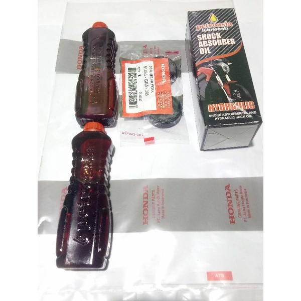 Seal sil shock depan+oil honda Grand/Supra/Beat/vario beat fi GN5
