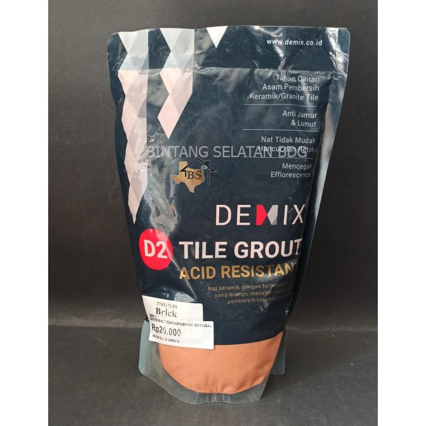 DEMIX D2 TILE GROUT ACID RESISTANT SEMEN PENGISI NAT KERAMIK