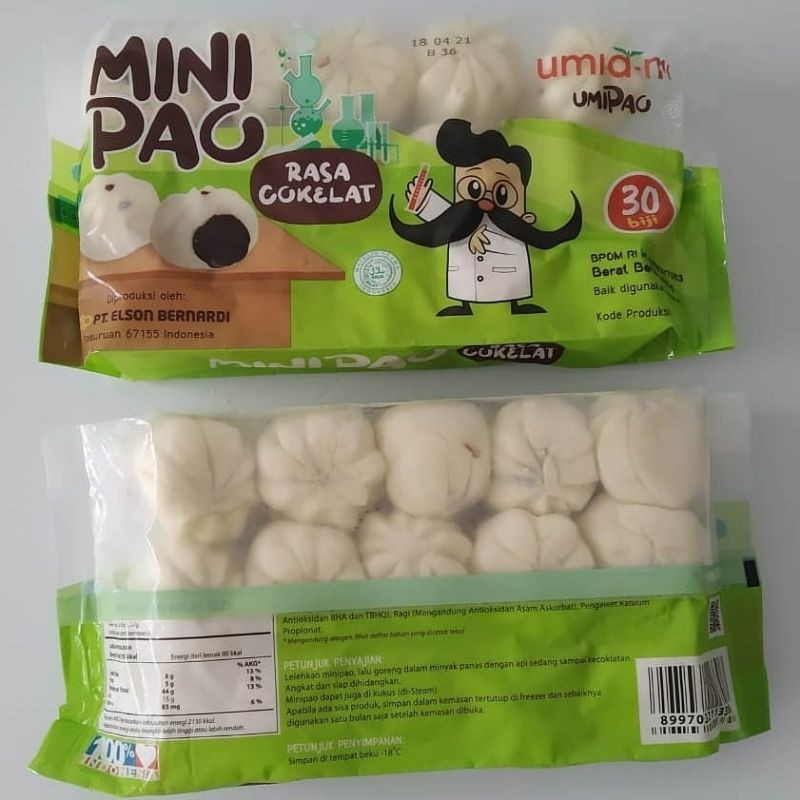 

BERNARDI UMIAMI Minipao rasa coklat / ayam / sapi (isi 30)