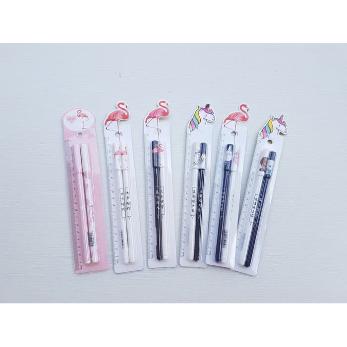 

TERBARU Pulpen Gel Couple Unicorn, Anjing, Awan, Dan Flamingo