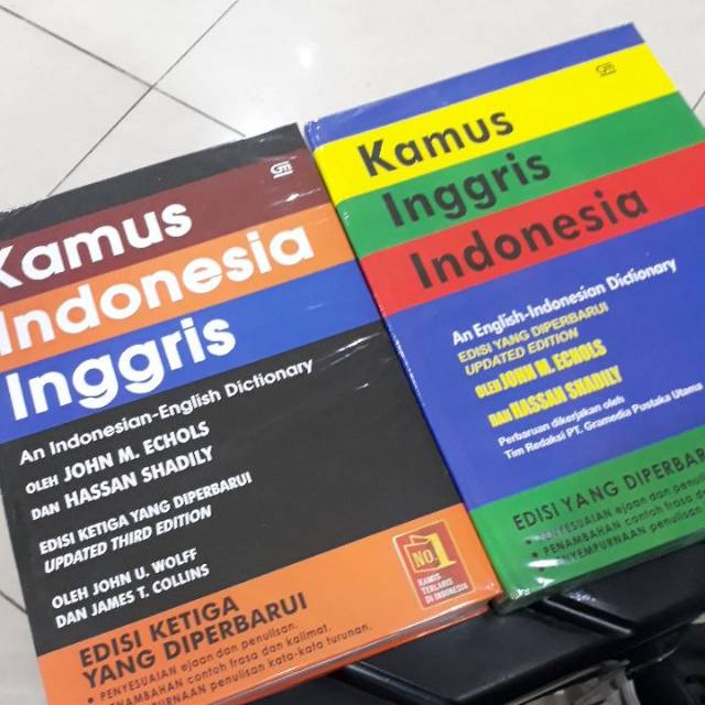 

JUAL PAKET KAMUS INGGRIS INDONESIA INDONESIA INGGRIS JOHN M ECHOLS HARD COVER