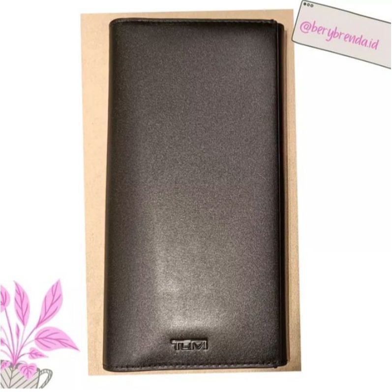 TUMI Nassau Breast Pocket Wallet Leather BERYBRENDA