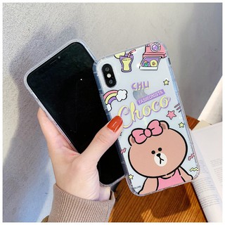 Line Friends anticrack case iphone samsung grand prime a20