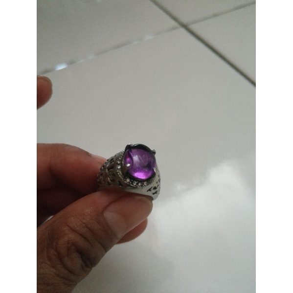 Batu Akik Kecubung Kalimantan Natural