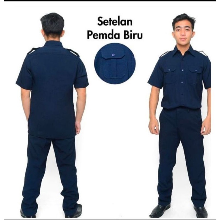 SERAGAM DINAS PE.MDA.GURU ASN BAJU SAFARI KHAKY TUA KHAKY MUDA  ABU TUA DONGKER MEREK ELPONTE