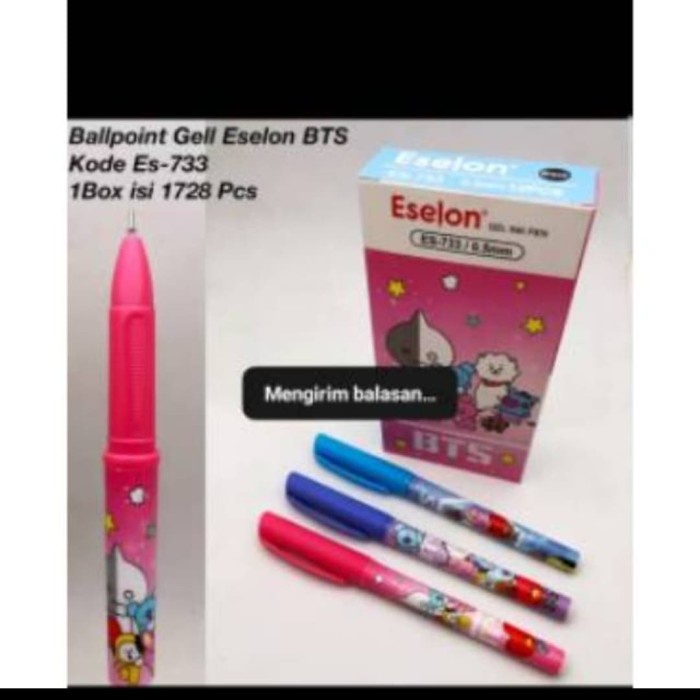 

Wow Pen Gel Karakter Bts Isi 12 Pcs Terlaris