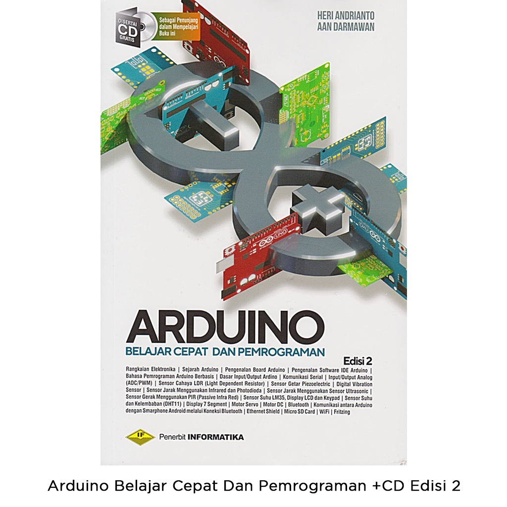 Gramedia Bali - Arduino Belajar Cepat Dan Pemrograman +CD Edisi 2