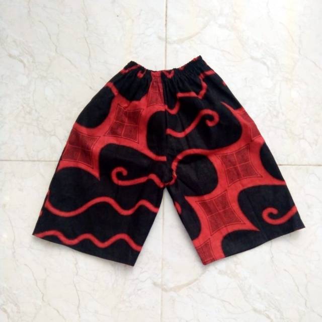 Celana Pendek Katun Plentet Batik Size Anak~ Abg