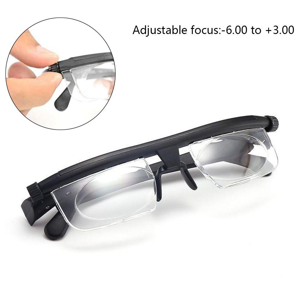 Lily Kacamata Adjustable Eyeglasses Variable Reading Glasses Magnifying -3 Sampai+6Diopter