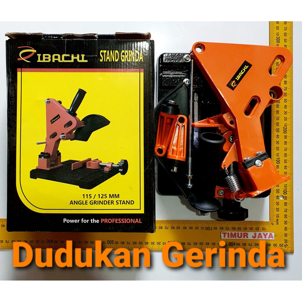 STAND dudukan GERINDA TANGAN 4 in STAND GRINDER – ibachi merah tebal Angle Grinder Stand Tatakan Gurinda