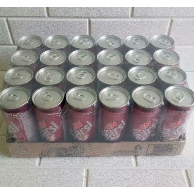 F&N SARSI SARSAPARILA / minuman FNN SARSI soda / FNsarsi [ 1 KALENG ISI 24 KALENG ]