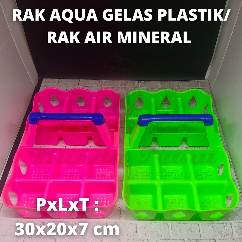 Rak Aqua Gelas Plastik/ Tempat Aqua Gelas Rak Air Mineral