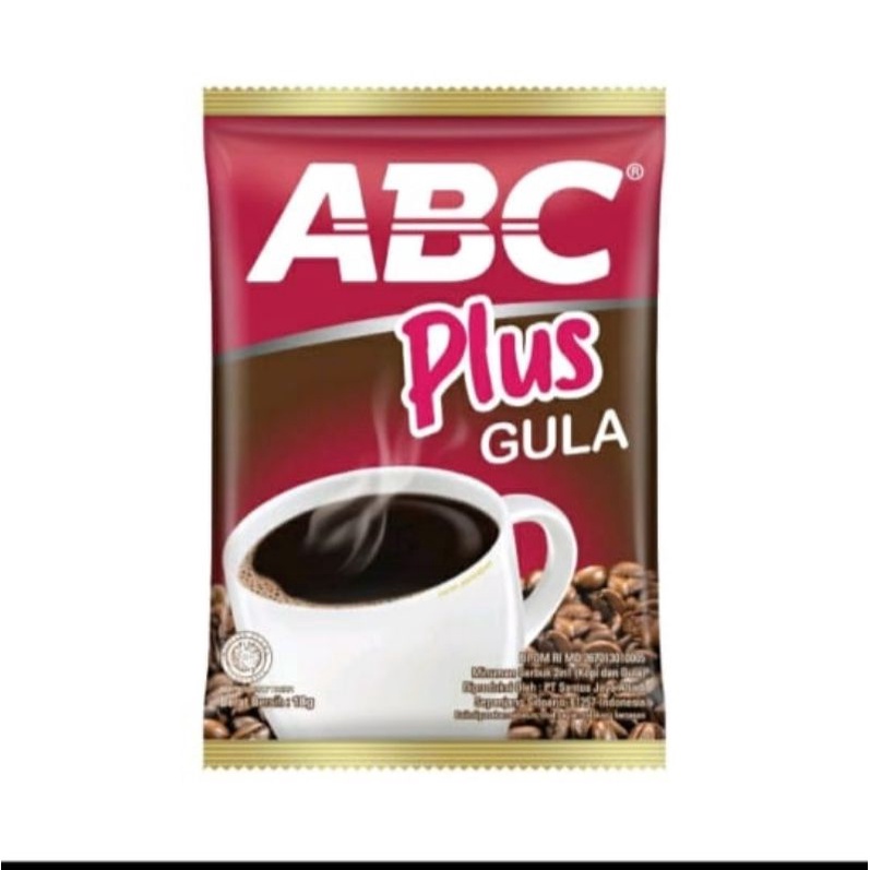 

kopi instan abc plus gula 10 sachet