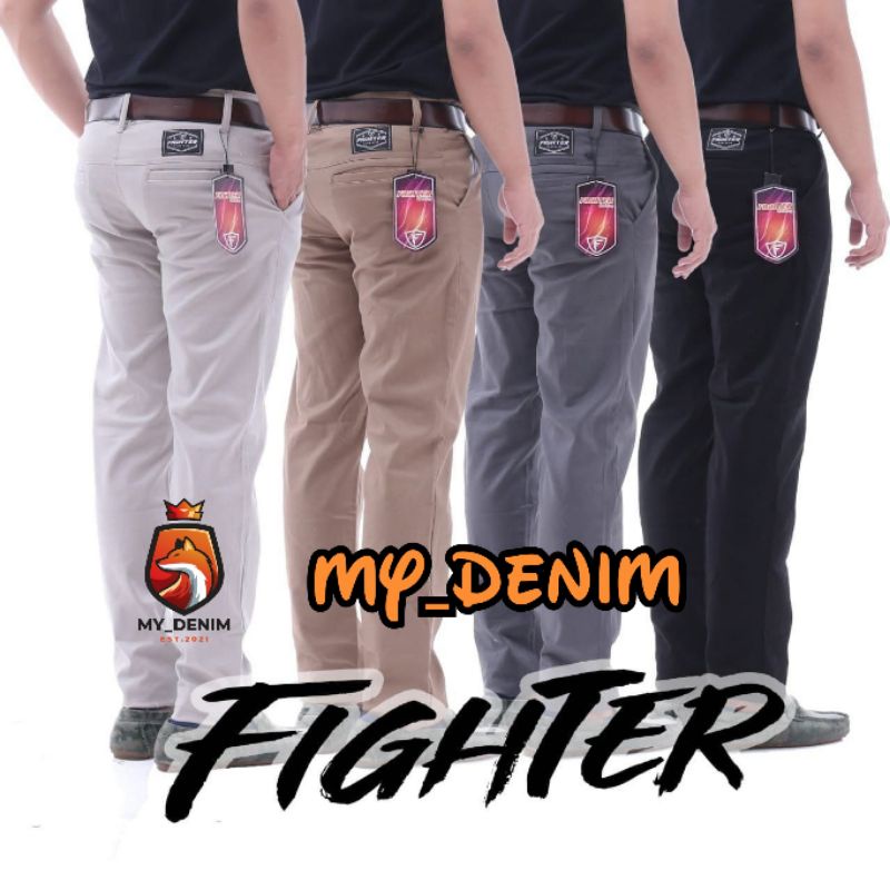 CELANA CHINO PANJANG PRIA FIGHTER