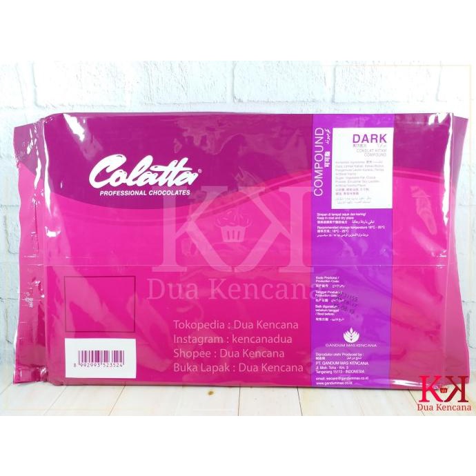 

hanya disini] Colatta Dark Compound 1 KG Coklat Hitam Compound Chocolate Collata