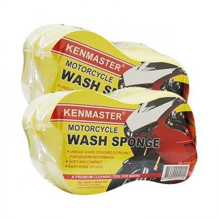 Kenmaster Busa Pencuci Motor Bentuk Daun 2pcs -Wash Sponge