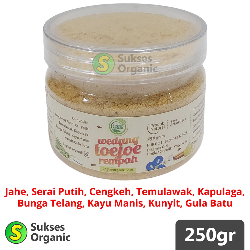 

Wedang Toejoe 7 Rempah Lingkar Organik 250gr
