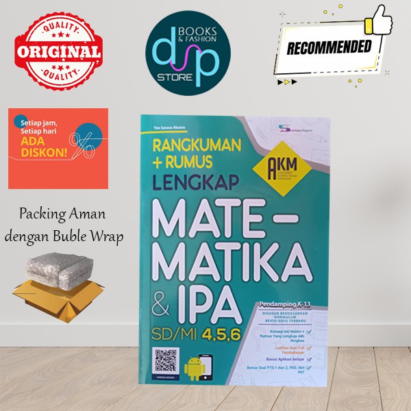 RANGKUMAN + RUMUS LENGKAP MATEMATIKA & IPA SD/MI 456