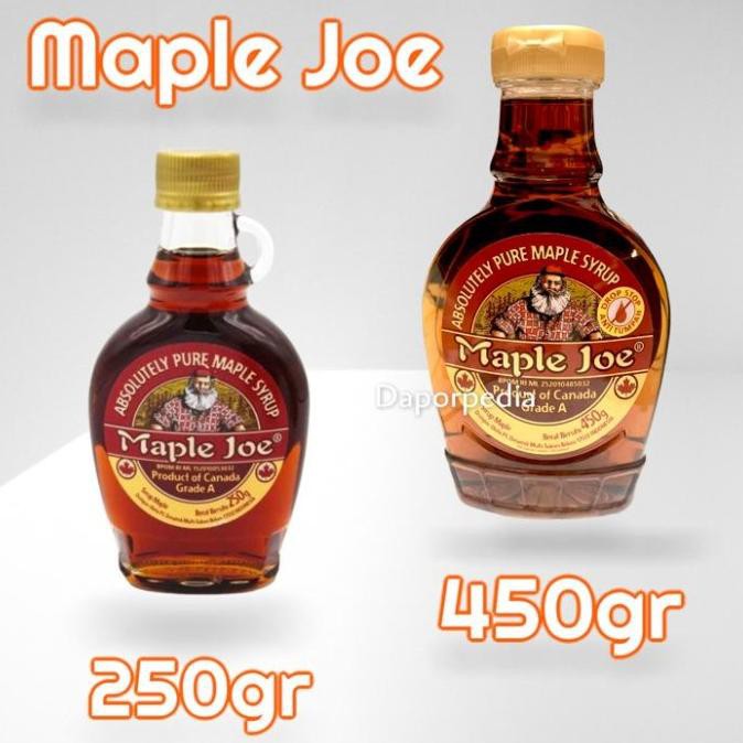 

MAPLE JOE SYRUP PURE MAPLE SIRUP 250GR 250GRAM GRADE A PREMIUM