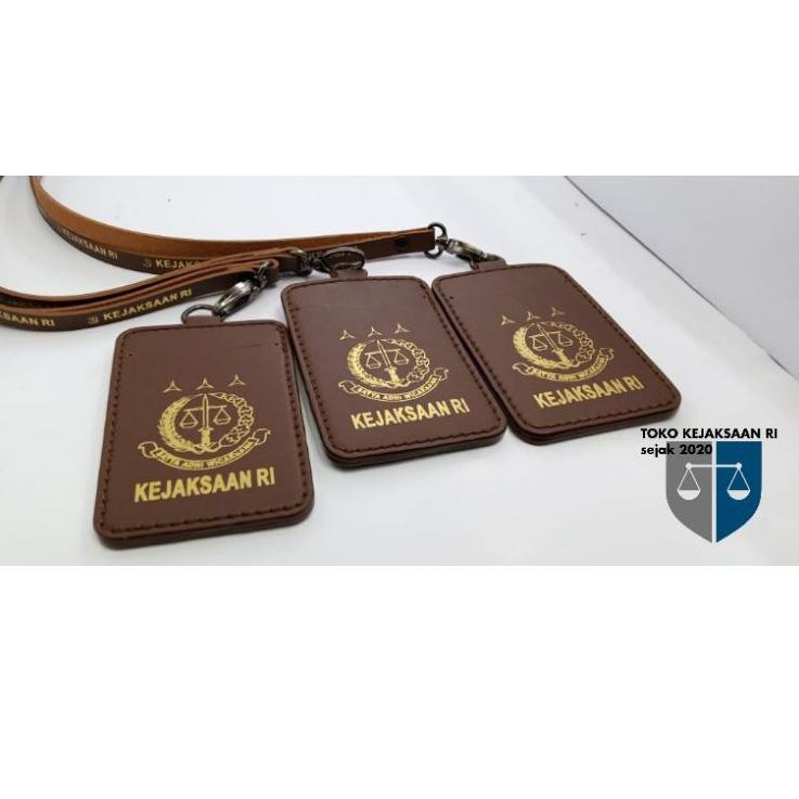 

Baru tempat id card kulit coklat kejaksaan lanyard kejaksaan seller 愛