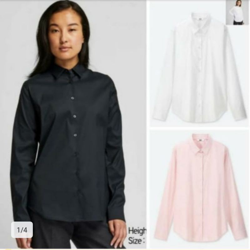  Kemeja Uniqlo Wanita  GU Kemeja  Uniqlo  Supina Cotton 100 