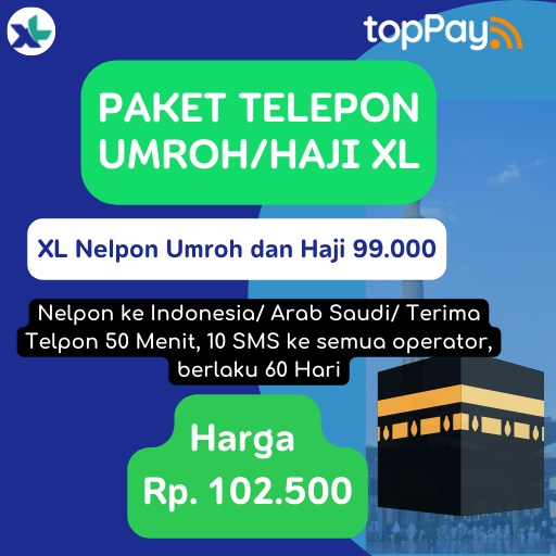 PAKET TELEPON DAN SMS XL HAJI DAN UMROH