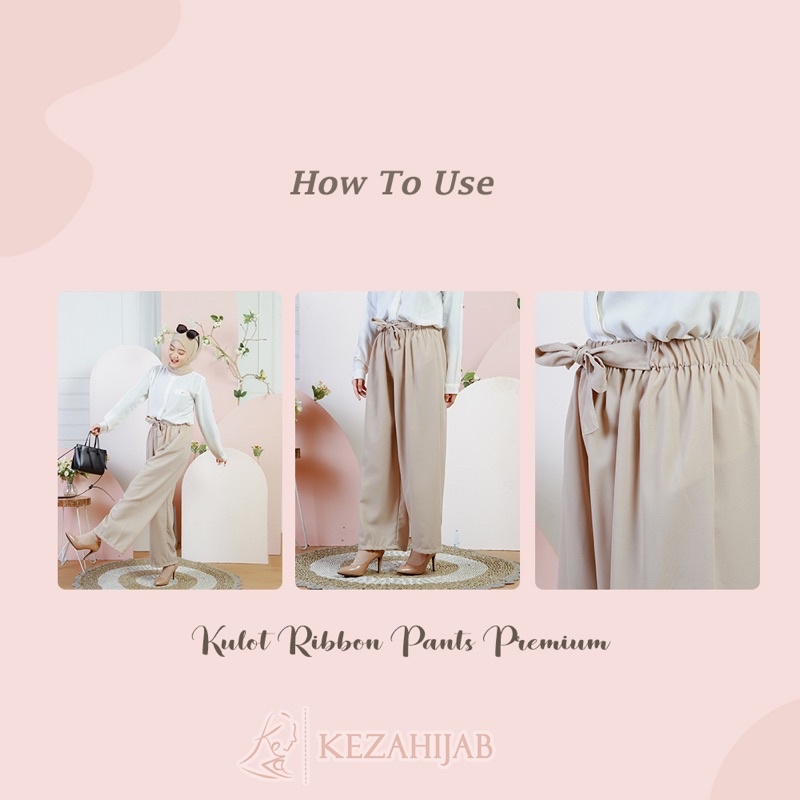 KULOT RIBBON PANTS PREMIUM/KULOT MURAH