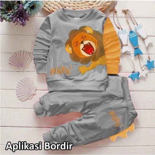 stelan anak  LION 0-6thn // baju anak TERBARU // stelan anak NEW // baju anak laki-laki // baju anak