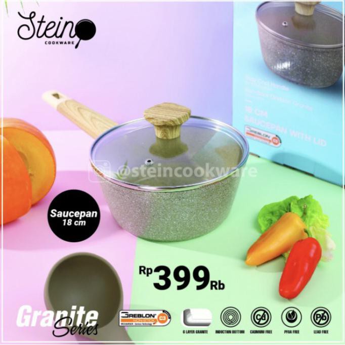 STEIN Cookware Saucepan 18 cm / STEIN Panci