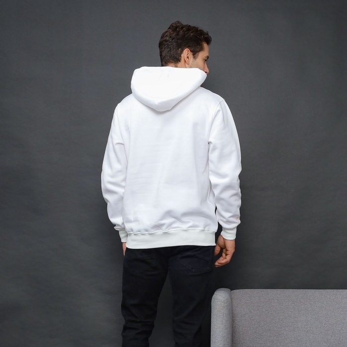 RKYND Hoodie Irena White - Sweater dengan penutup kepala Irena Putih