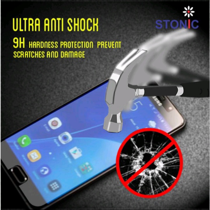 Tempered Glass Protector/Anti Gores Kaca HP/Smartphone Samsung A8 Pelindung Layar Handphone Stonic