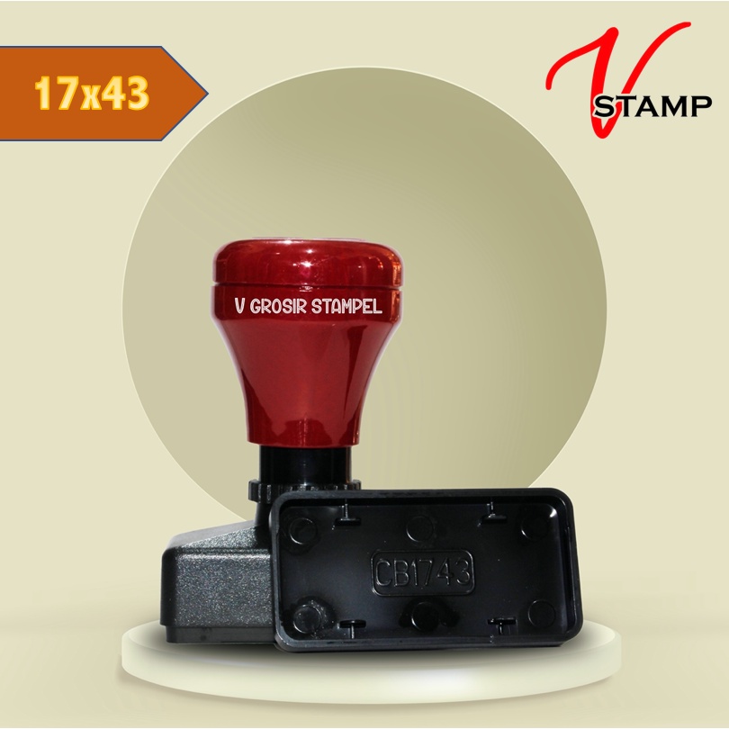 

Gagang Stempel Warna Ukuran 1743 mm/ Grosir Bahan Stempel Flash CB 1,7x4,3 cm / Gagang Stempel Otomatis CB 1743 Murah