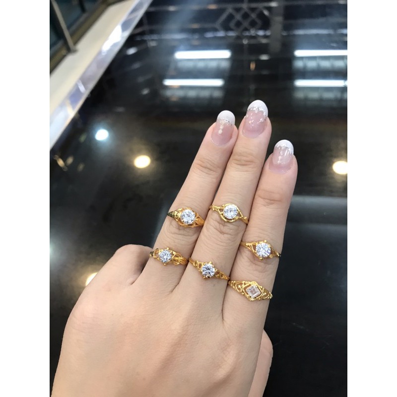 cincin emas kadar 375 permata