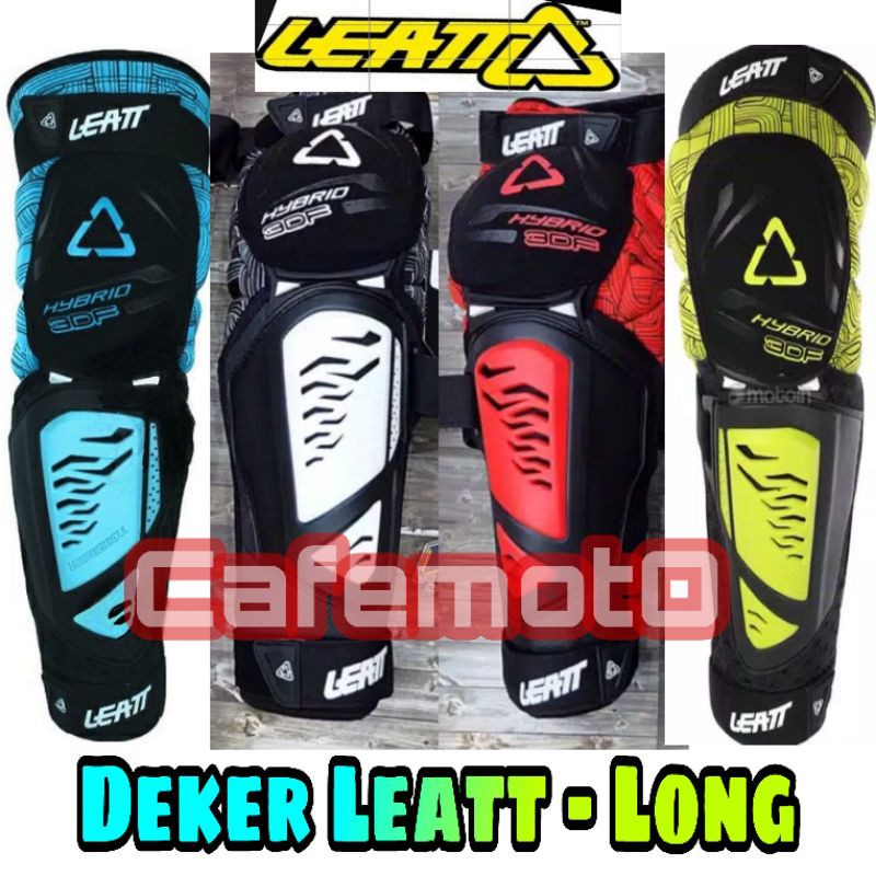 DEKER LUTUT panjang LEATT - KNEE PROTECTOR LEAT HYBRID LONG (SOFT N COMFORT) Kneepad leath