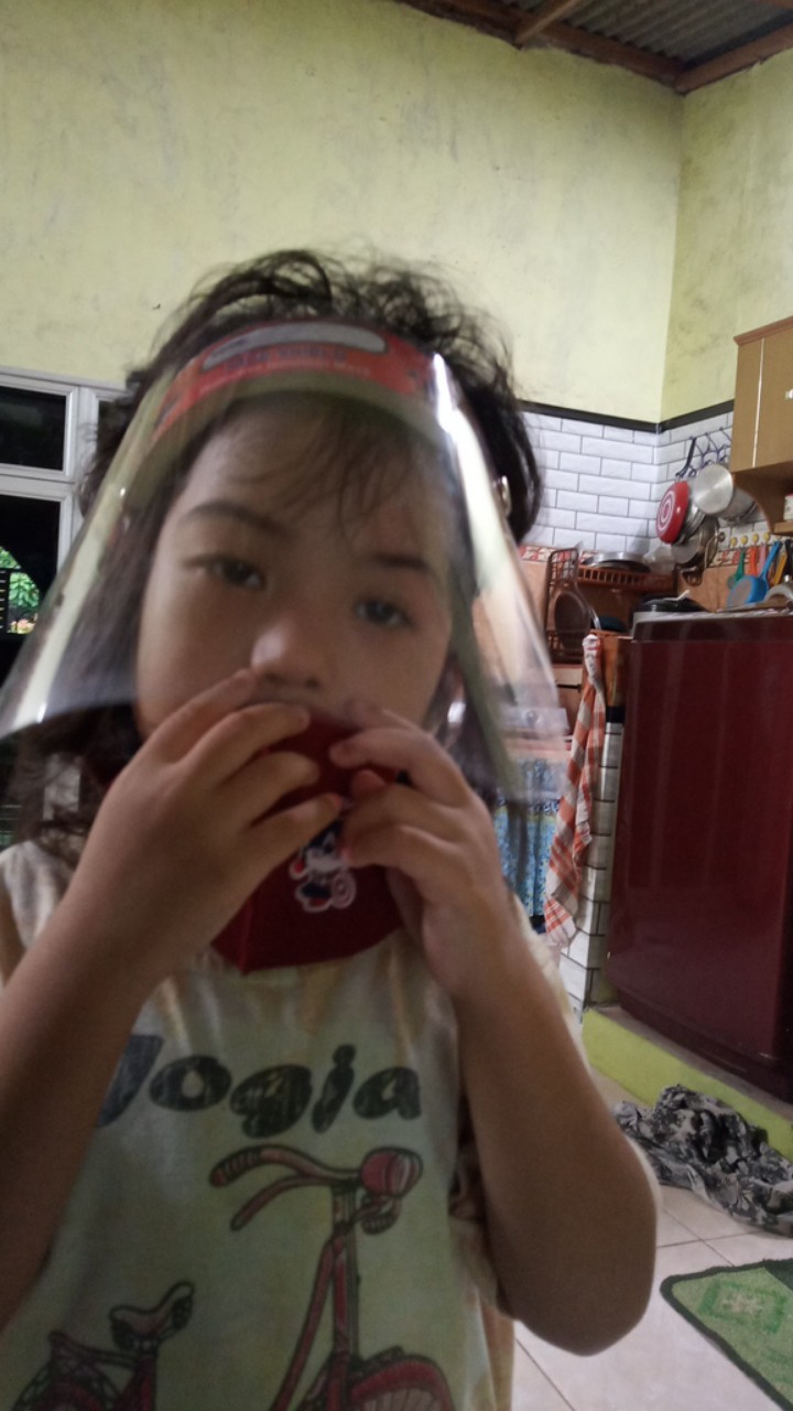 Face Sield Buka Tutup