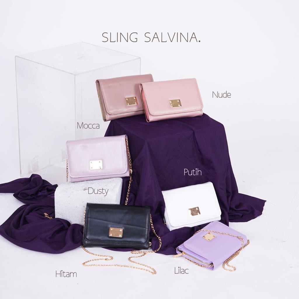 Rumah Tas Lucu - SLING SALVINA TAS WANITA TERMURAH FASHION BAG VINTAGE TAS SEMI PREMIUM TAS LOKAL MU