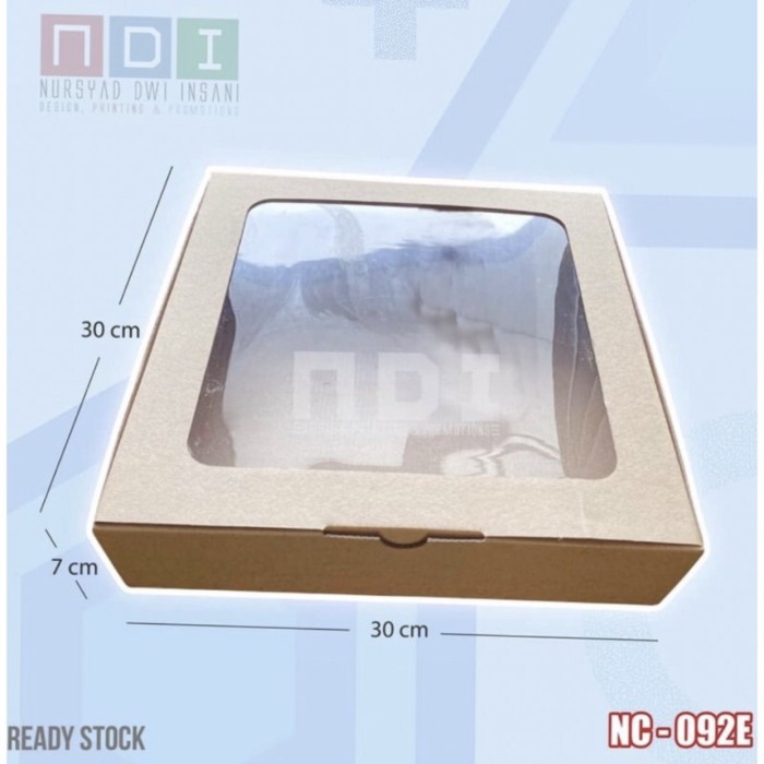 

DUS BOX CORRUGATED TUTUP MIKA 1 PAK (ISI 10pcs) Uk. 30x30x7cm