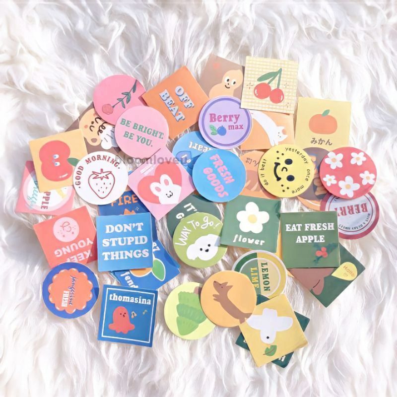 

1 Pcs Random Stiker Cute For Journaling/Korean Bear Stiker