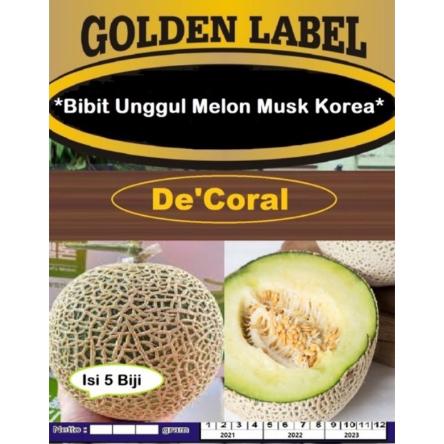 Bibit Unggul Musk Korea | Biji Melon Musk Korea | Benih Melon Musk Korea | Melon Musk Korea