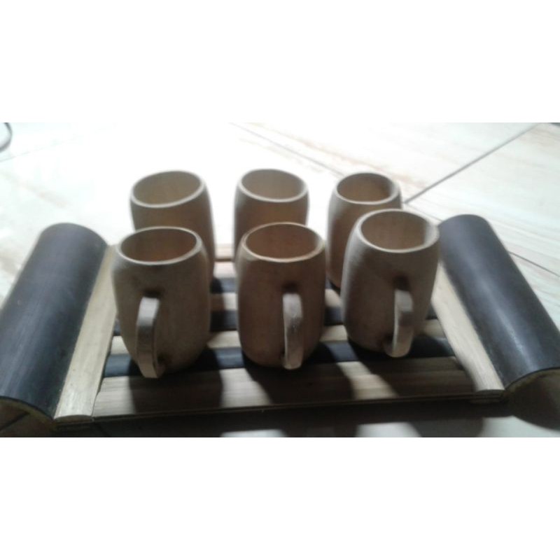 GELAS BMBU CANTIK SATU SET